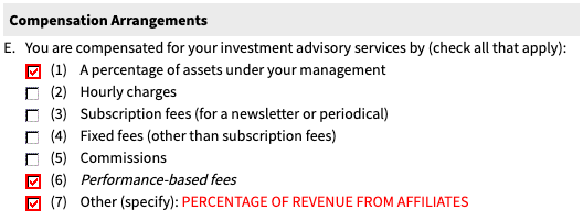 compensation arrangements